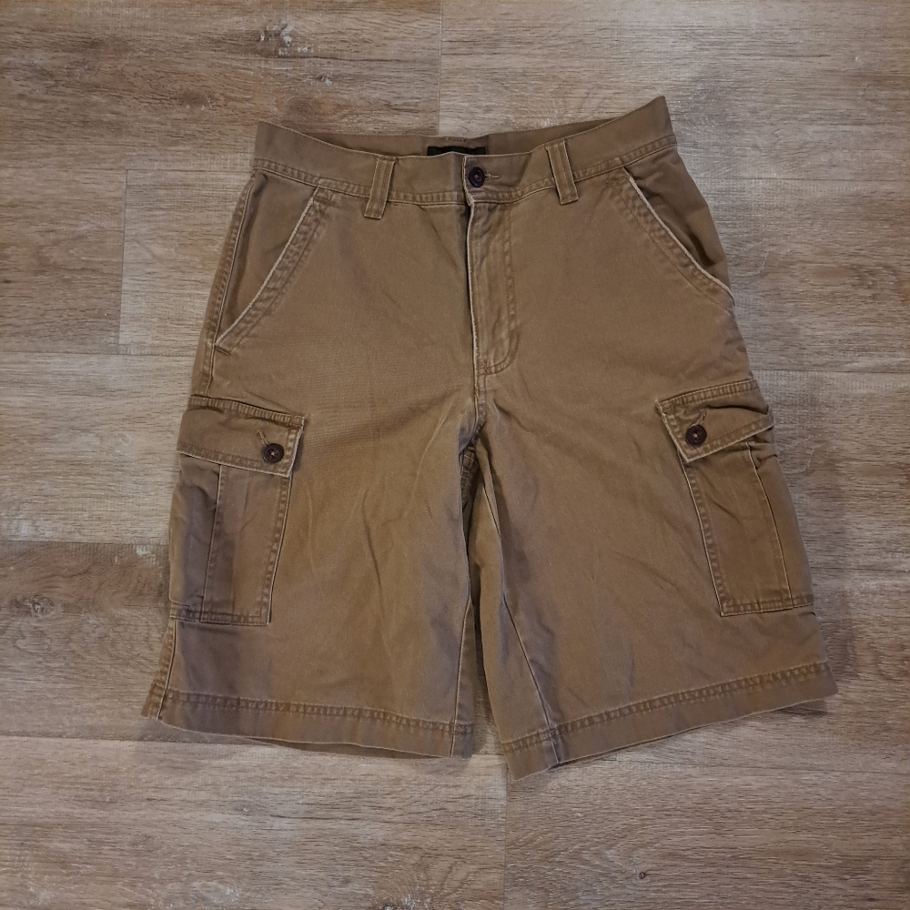 EXPRESS Tan / Brown Classic Cargo Shorts Men's Size 30W